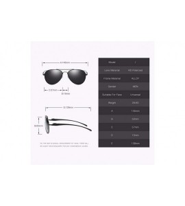 Aviator Glasses Men's Sunglasses Classic Sunglasses Polarizing Toad Mirror - C - CM18QO3Y0WZ $60.44