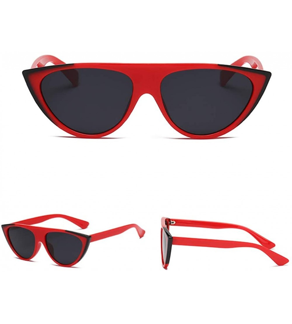 Cat Eye Polarized Sunglasses Protection Personality Decoration - CT18R6MQA79 $19.62
