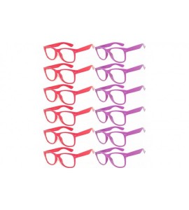 Sport Women's Men's Sunglasses Retro Clear Lens - Retro_clear_12_p_pink_purp - CP187349MTH $46.24