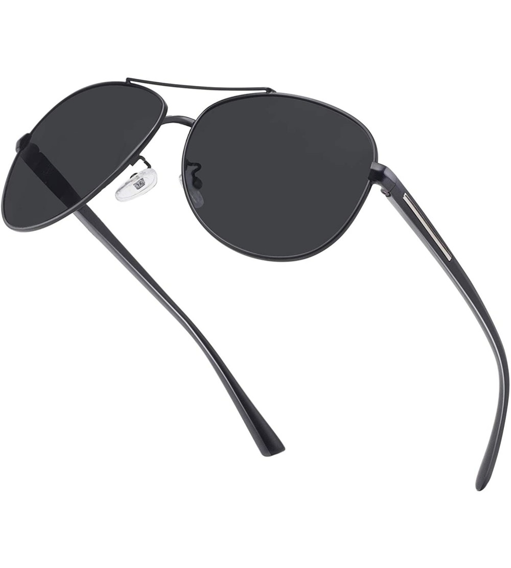 Sport Vintage Polarized Aviator Sunglasses for Mens Womens Mirrored Pilot Driving Sun Glassses Shades - C61945Z4AQW $24.65