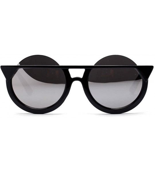 Goggle Glasses- Fashion Men Womens Retro Vintage Round Frame UV Sunglasses - 9899f - CS18RT897Z9 $17.29