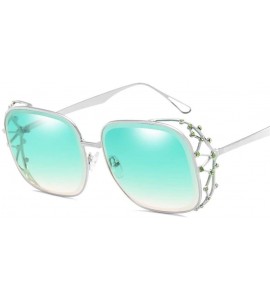 Goggle Square Glasses Square Sunglasses Rhinestone Sunglasses Glasses with Rhinestones Designer Sunglasses Woman 2019 - C318X...